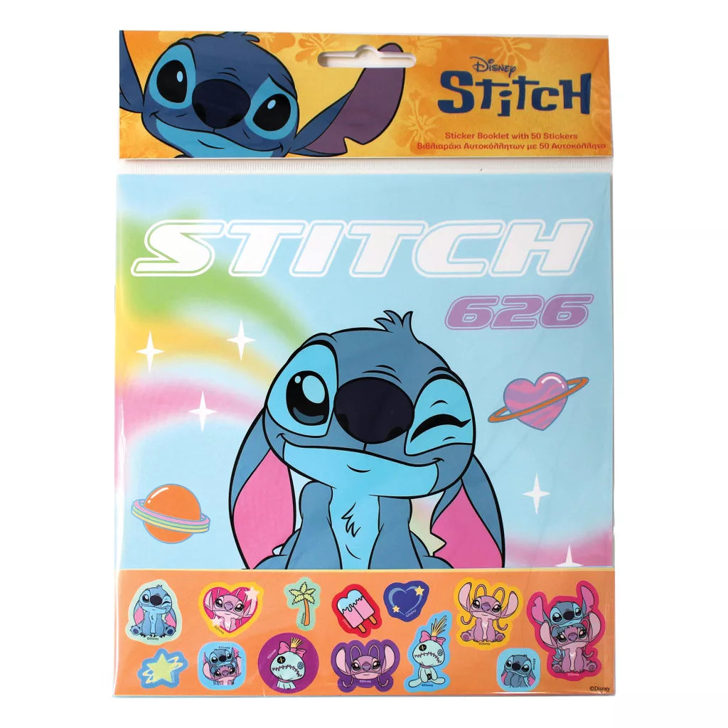 Disney Lilo und Stitch Universe Sticker-Album mit 50 Stickern