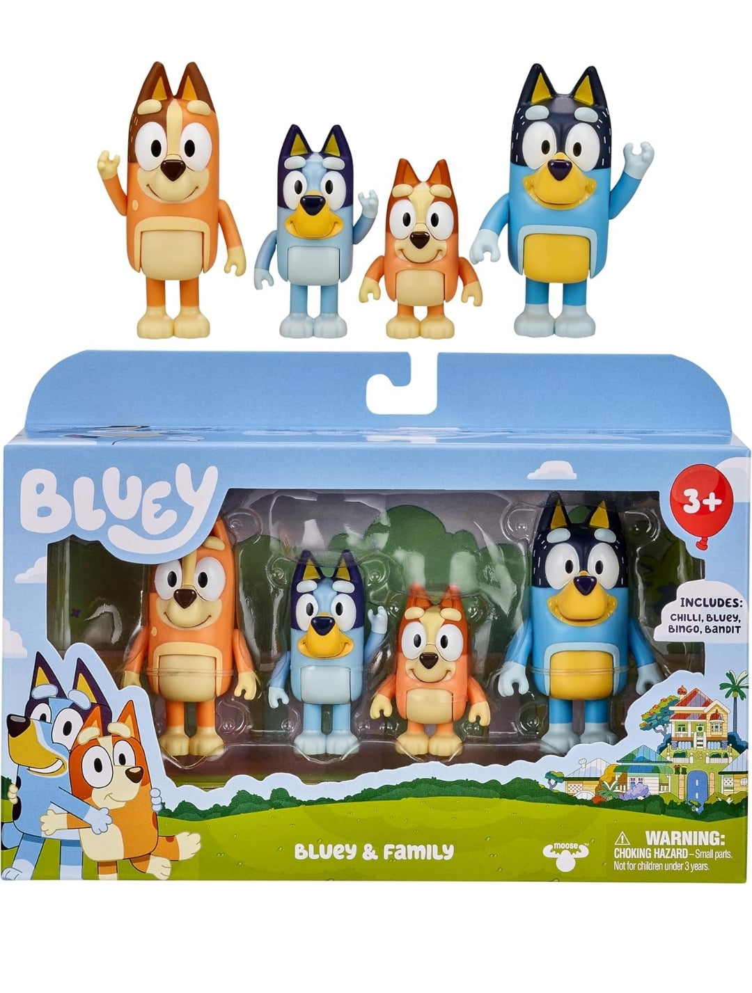 Bluey 4er Figuren Set