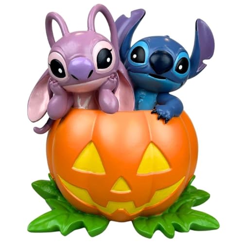 Stitch und Angel 3D Statue Halloween