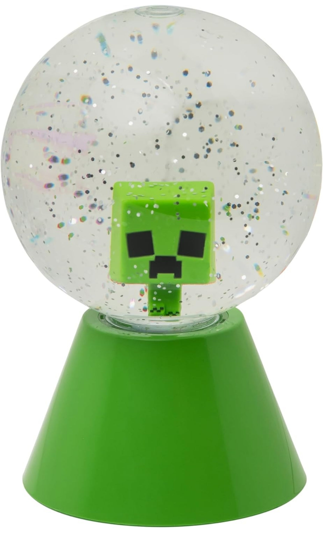 Minecraft-Creeper-LED-Glitzerkugel