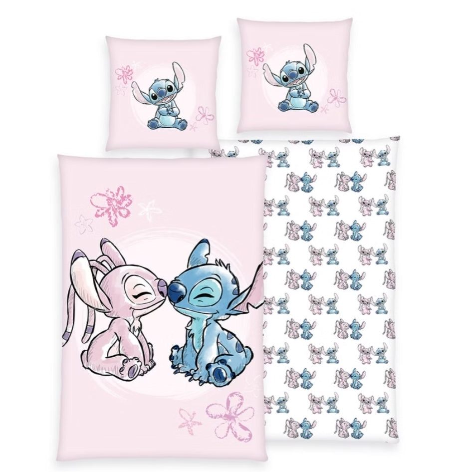Disney Stitch - Bettwäsche-Set - 80 x 80 cm / 135 x 200 cm