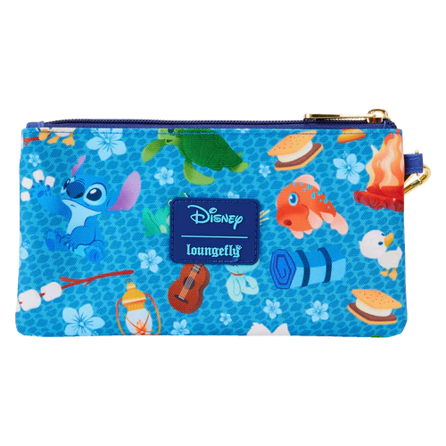 Loungefly Nylon Wristlet Camping Cuties - Stitch