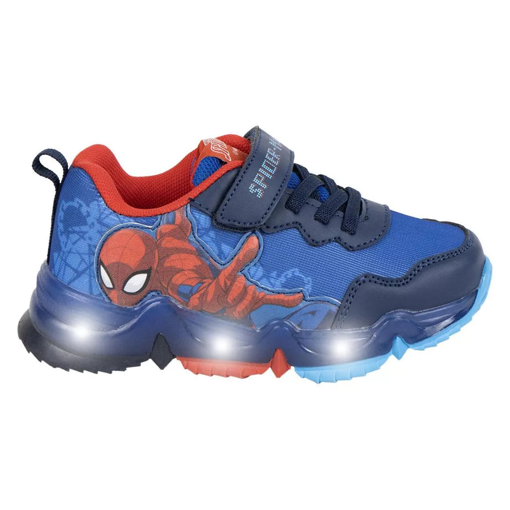 Spiderman Flash LED blinkende Straßenschuhe Gr. 30