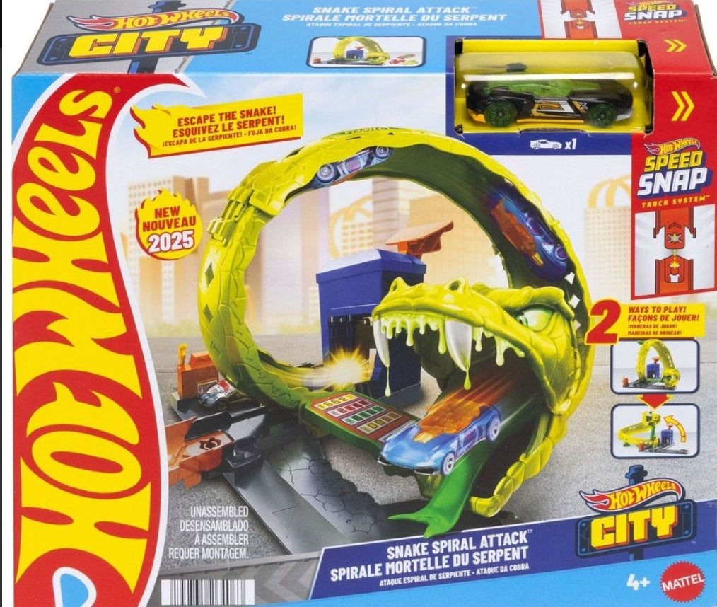 Mattel JBM63 - Hot Wheels City Snake Gas Station