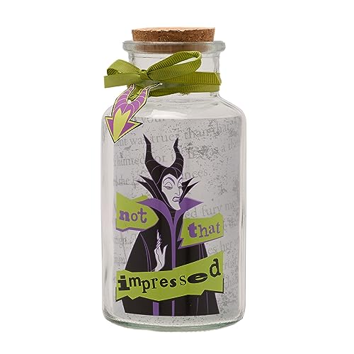 Light Up Aufbewahrungs Glas Maleficent