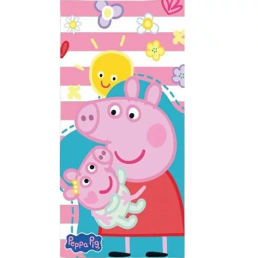 Peppa Wutz Little Love Badetuch, Strandtuch 70x140cm