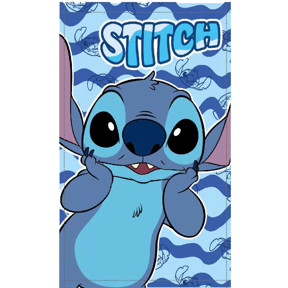 Disney Lilo und Stitch Ocean Waves Handtuch, Gesichtstuch 30x50cm