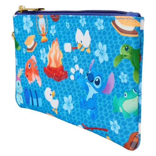 Loungefly Nylon Wristlet Camping Cuties - Stitch