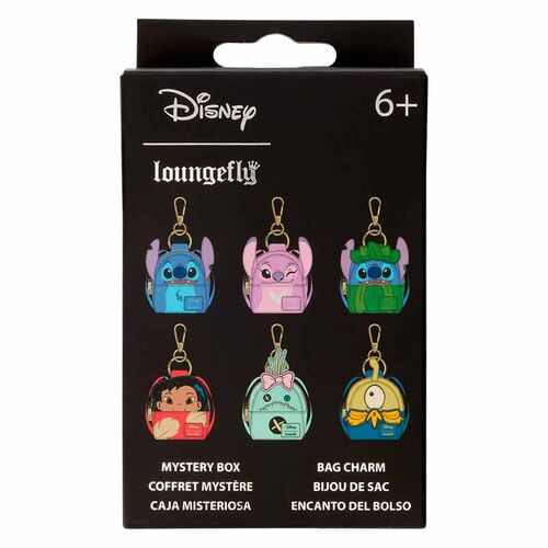 Loungefly Disney Stitch Mystery Backpack  keychain