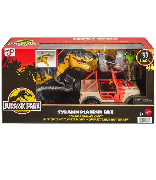 Jurassic Park Spielset Tyrannosaurus rex Off-Road Tracker