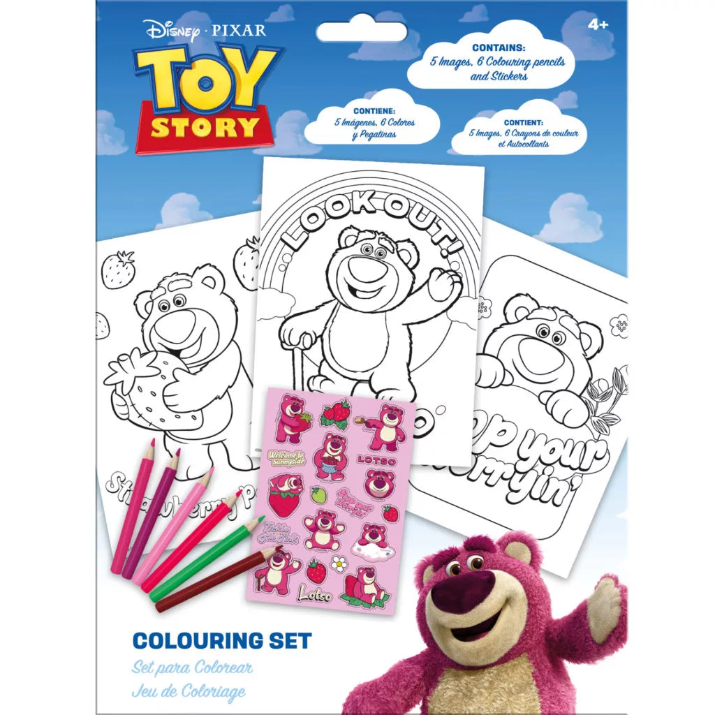 Disney Toy Story Lotso Strawberry Malset mit Aufklebern