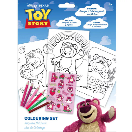 Disney Toy Story Lotso Strawberry Malset mit Aufklebern