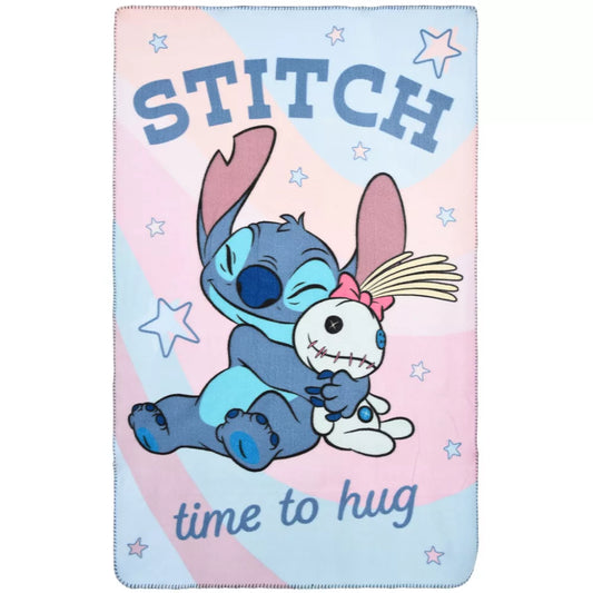 Disney Lilo und Stitch Time to Hug Fleecedecke 100x150cm