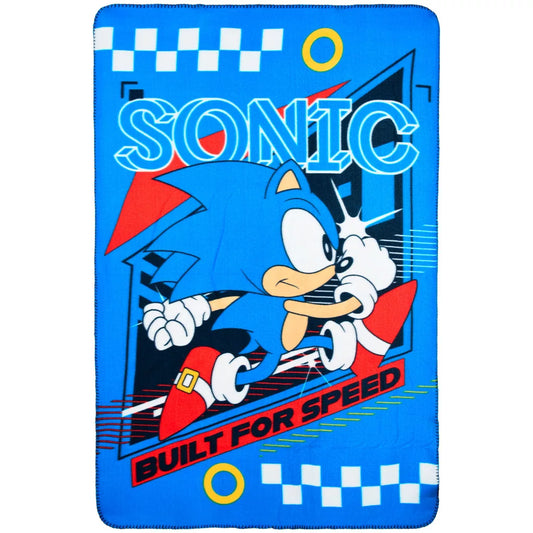 Sonic der Igel Built for Speed Polar Fleece Decke 100x150cm