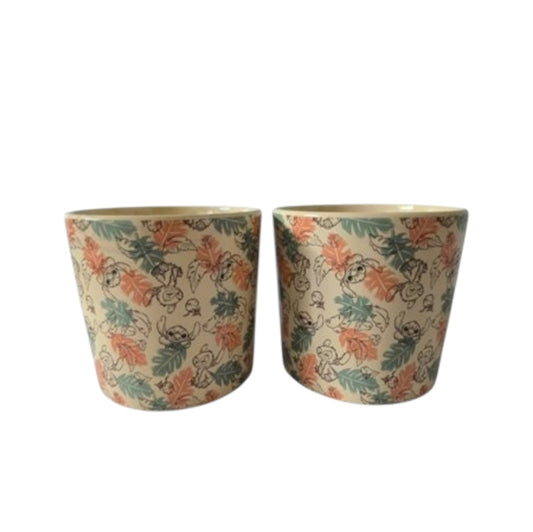 Stitch Blumentopf 10 cm Leaves