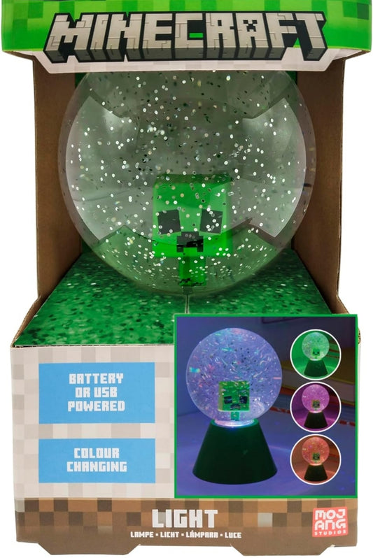 Minecraft-Creeper-LED-Glitzerkugel