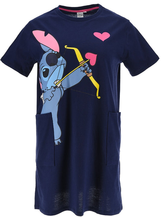 Disney Lilo und Stich Nachthemd Marineblau Gr. M