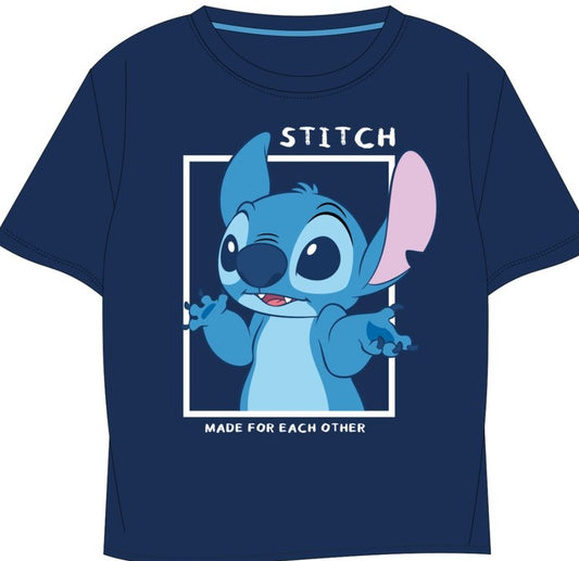 Disney Stitch - T-Shirt blau für Damen Gr. M