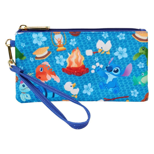 Loungefly Nylon Wristlet Camping Cuties - Stitch