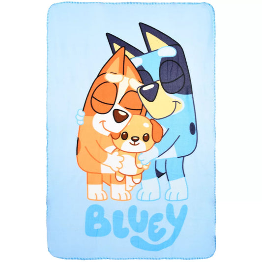 Bluey Snuggle Time Fleecedecke 100x150cm