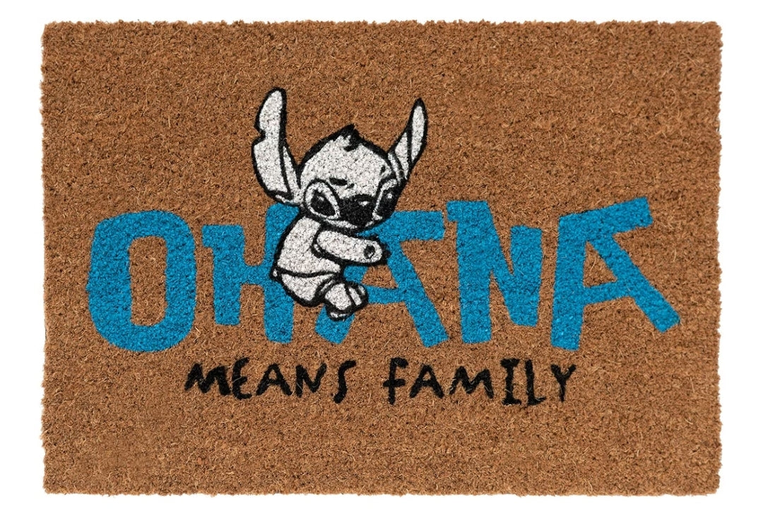 Stitch Ohana meinst Family Kokofaser Fußmatte 60 x 40 cm