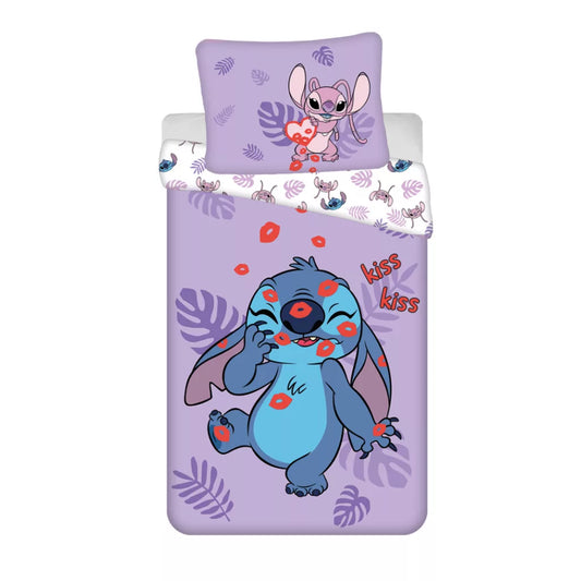 Disney Lilo und Stitch Kiss Bettwäsche 140×200cm, 70×90 cm