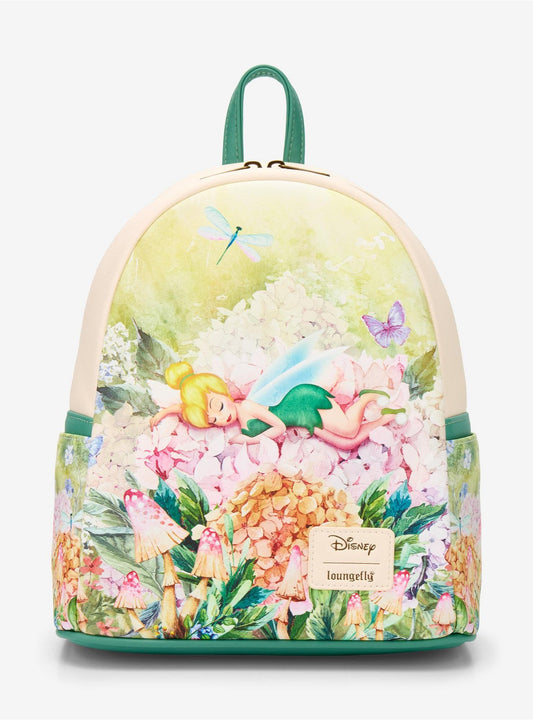 Loungefly Disney Peter Pan Tinker Bell Flowers Mini Backpack [Pre-Order]