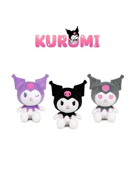 Kuromi Plüsch 16 cm Grau