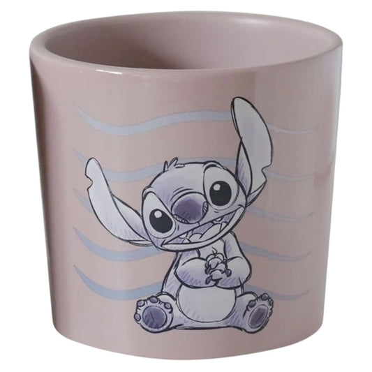 Stitch Blumentopf rosa 10 cm