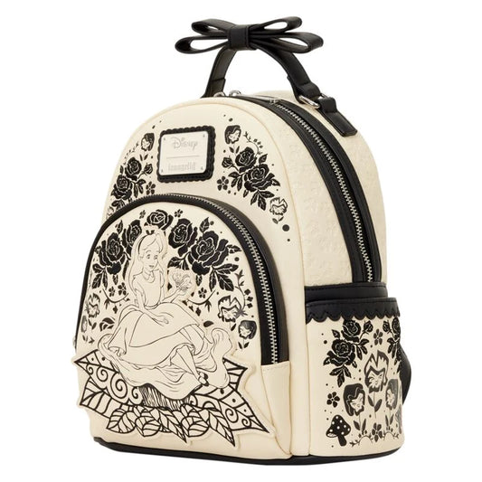 Loungefly - Floral" Mini-Rucksack multicolor von Alice im Wunderland