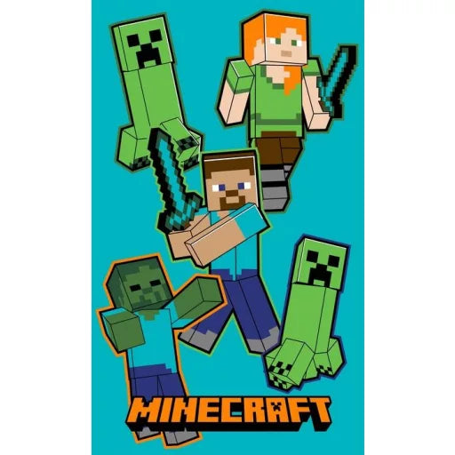Minecraft Crawler Handtuch 30x50cm
