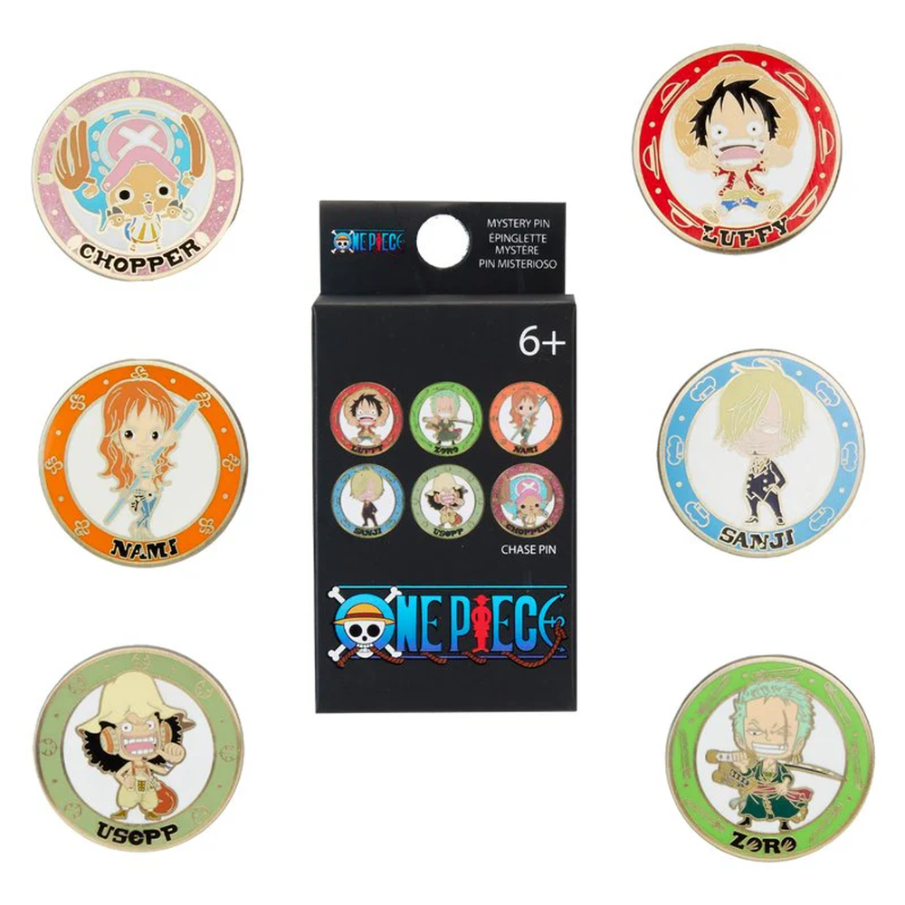 Loungefly One Piece Chibi Mystery Blind Box Pin