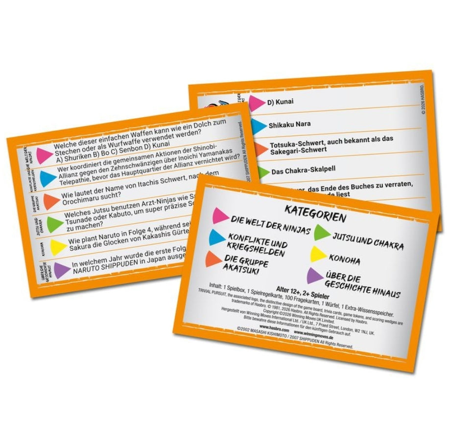 Trivial Pursuit: Naruto Spiel