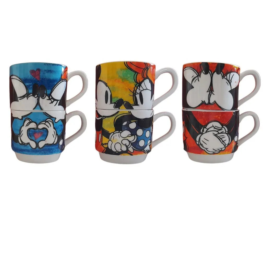 Egan DISNEY LOVE SWEET LOVE 6er Set Espressotassen im Metallständer