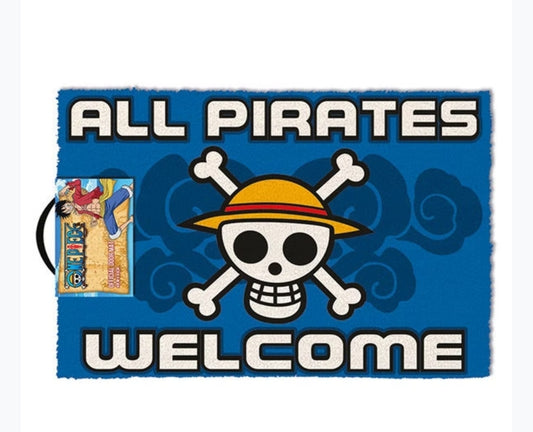 One Piece - All Pirates Welcome - Fußmatte