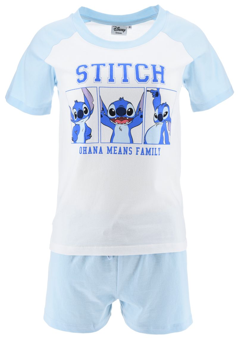 Stitch Damen Pyjama Kurz Gr. S