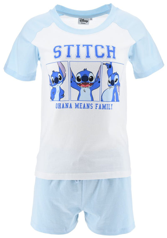 Stitch Damen Pyjama Kurz Gr. S