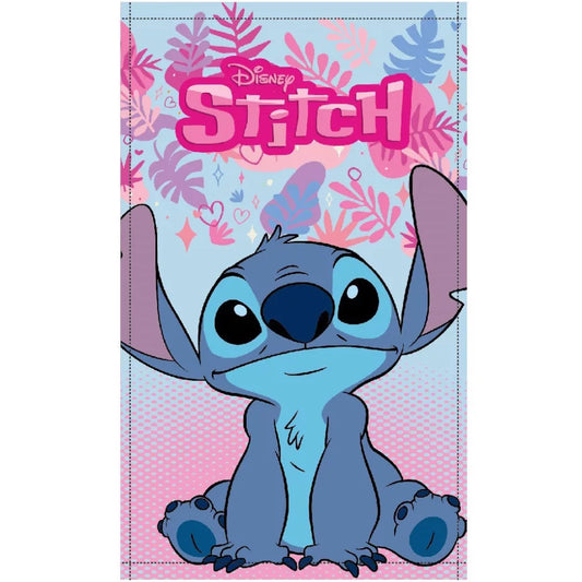 Disney Lilo und Stitch Pink Paradise Handtuch, Gesichtstuch, 30x50cm