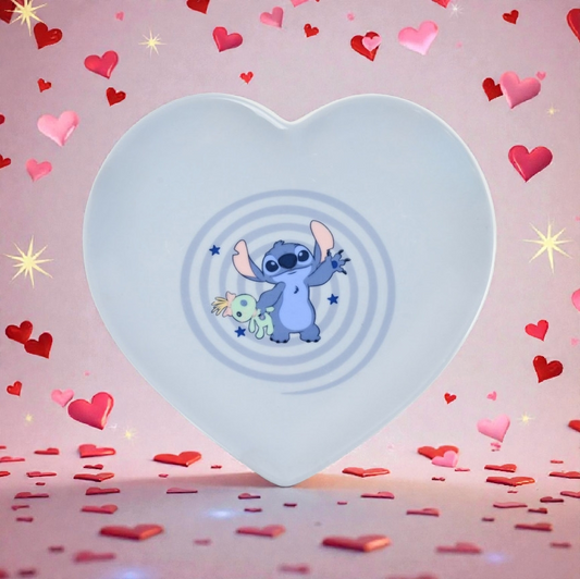 Stitch Herzeteller 10 cm