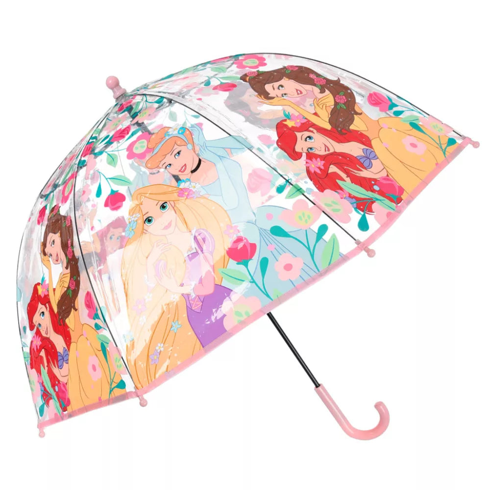 Disney Prinzessin Fairytale Kinder transparenter Regenschirm Ø72 cm