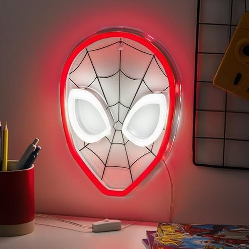 Spiderman Head LED Stimulationslicht zur Wandmontage Neon