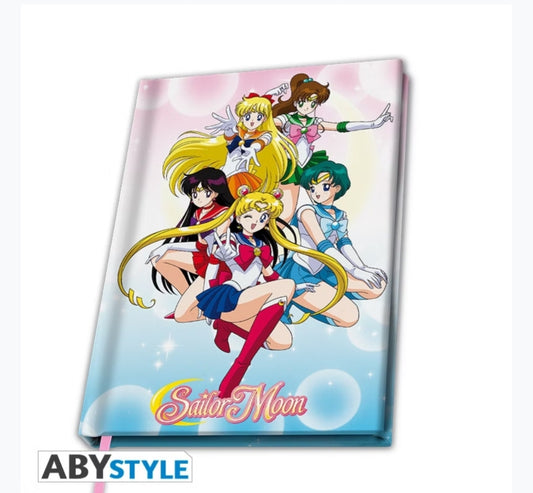 SAILOR MOON - A5 Notebook "Sailor warriors"