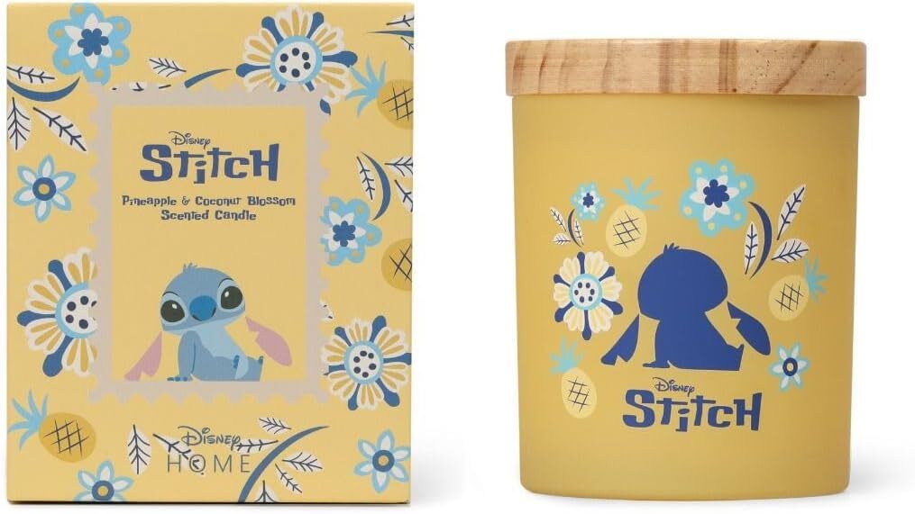 Stitch Holkerze mit Ananas und Kokosblüte