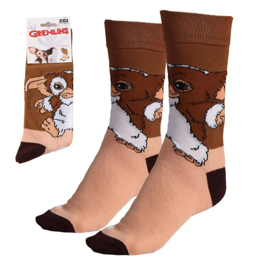 Gremlins Brown Erwachsene lange Socke 36/43