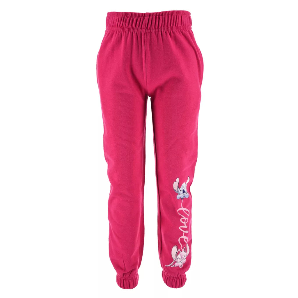 Disney Lilo und Stitch Love Kinder lange Hose rot