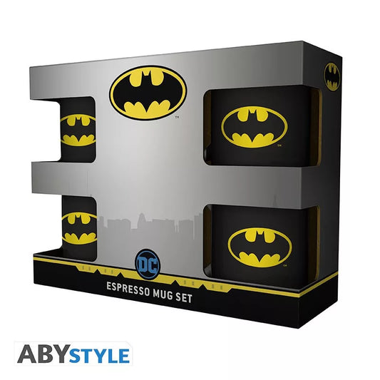 Dc Comics 4-teilige Espresso-Kaffeetasse Batman Iconic