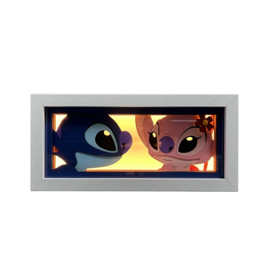 Stitch Paper Cut Light Box – LED Leuchtrahmen mit 3D-Papierschnitt-Design