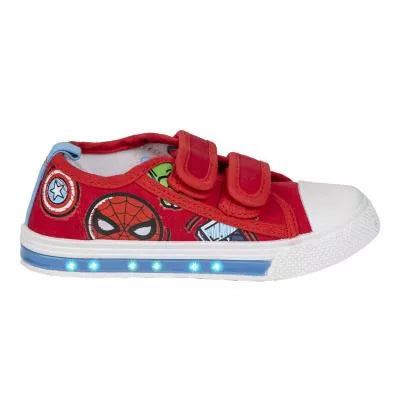 Spiderman Kinder-Sportschuhe mit Klettverschluss und beleuchteter Sohle Gr.32