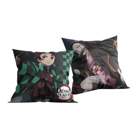 Demon Slayer - Tanjiro und Nezuko - Kissen - 40 x 40 cm