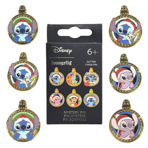 Loungefly Disney Stitch Holiday Mystery Blind Box Pin